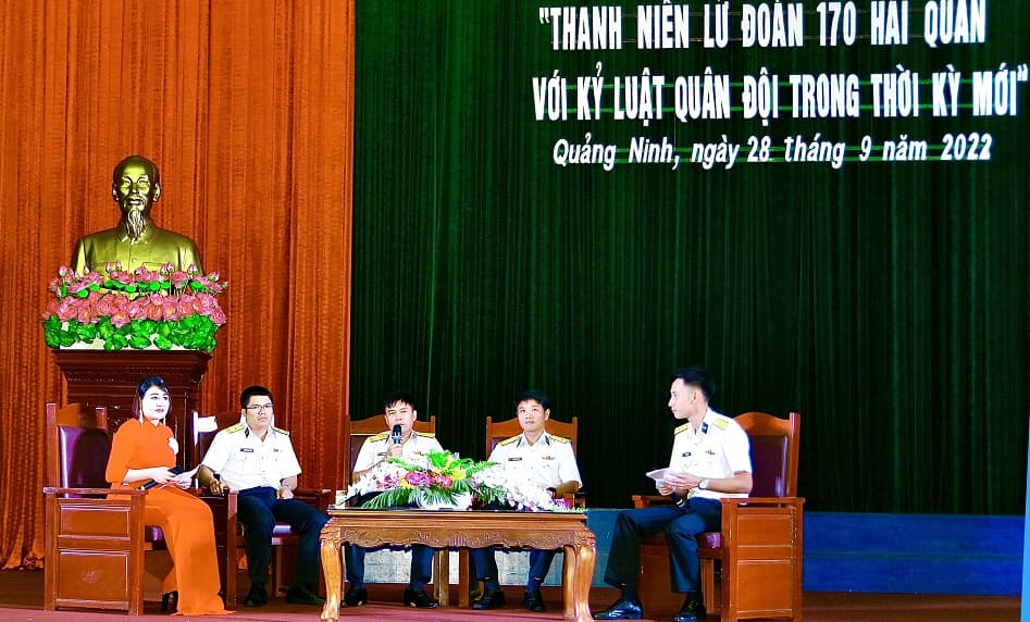 Lữ đoàn 170 tọa đàm “Thanh niên với kỷ luật Quân đội trong thời kỳ mới”