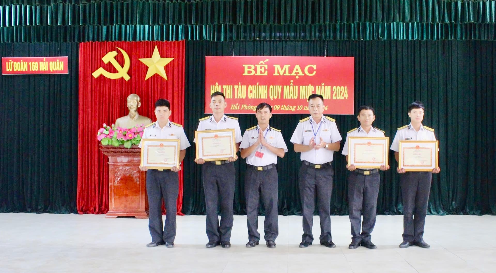 Lữ đoàn 169: Hội thi tàu chính quy, mẫu mực năm 2024