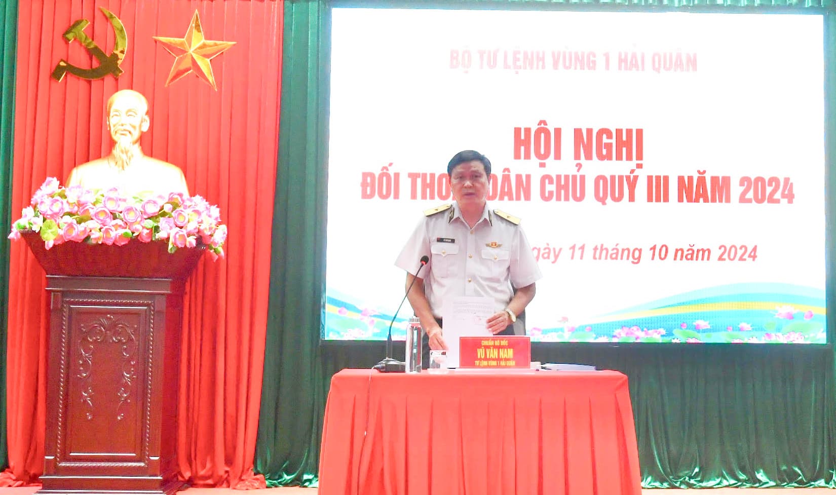 Tư lệnh Vùng 1 đối thoại dân chủ Quý III với cán bộ, chiến sĩ Lữ đoàn 169