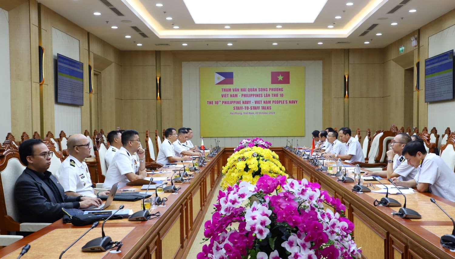 Hải quân Việt Nam - Hải quân Philippines tổ chức Phiên tham vấn song phương lần thứ 10