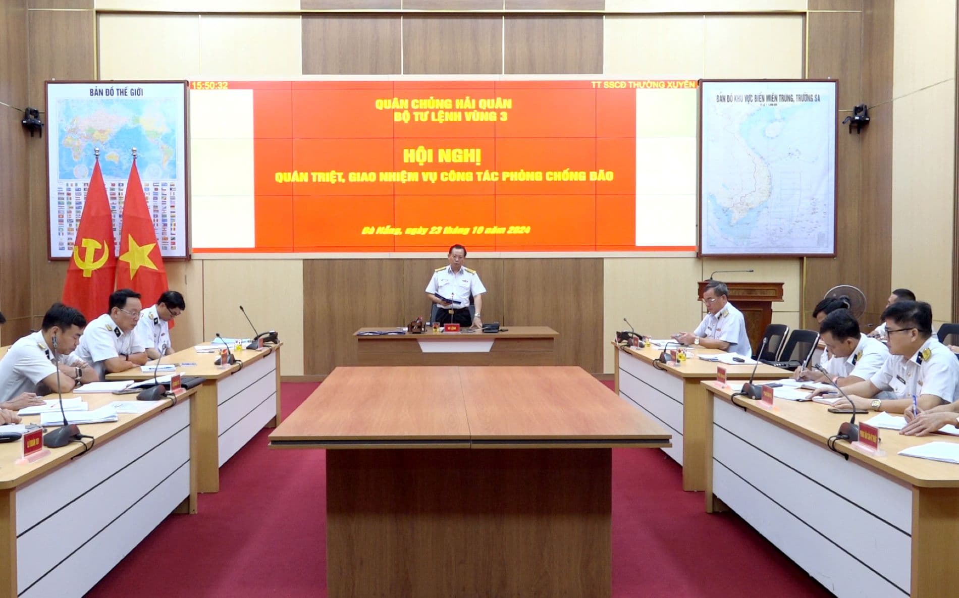 Vùng 3 sẵn sàng ứng phó với bão số 6
