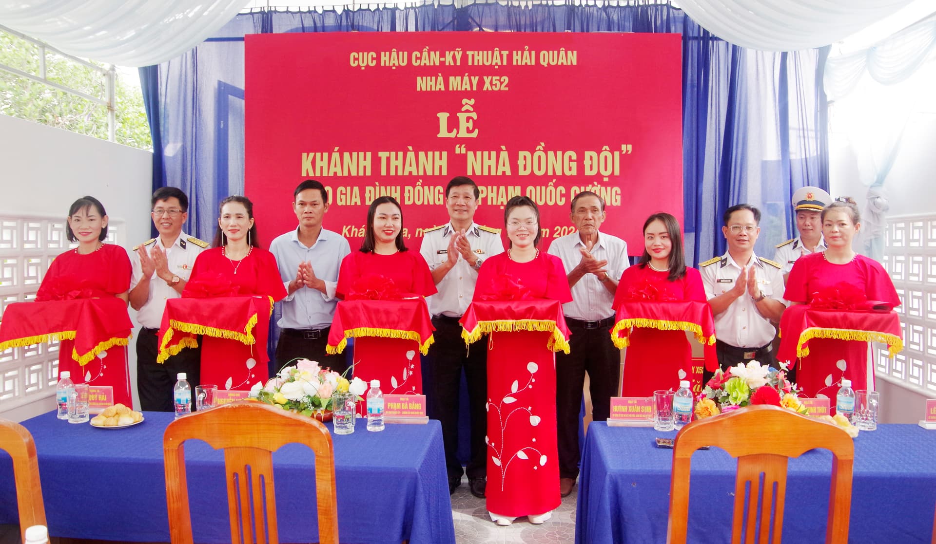 Nhà máy X52: Khánh thành và bàn giao nhà đồng đội tại Khánh Hoà