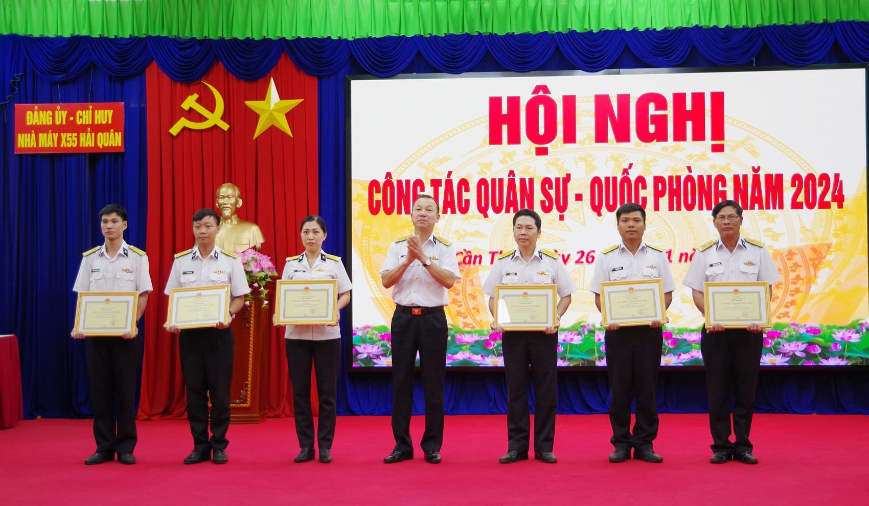 Nhà máy X55: Hội nghị công tác quân sự - quốc phòng năm 2024