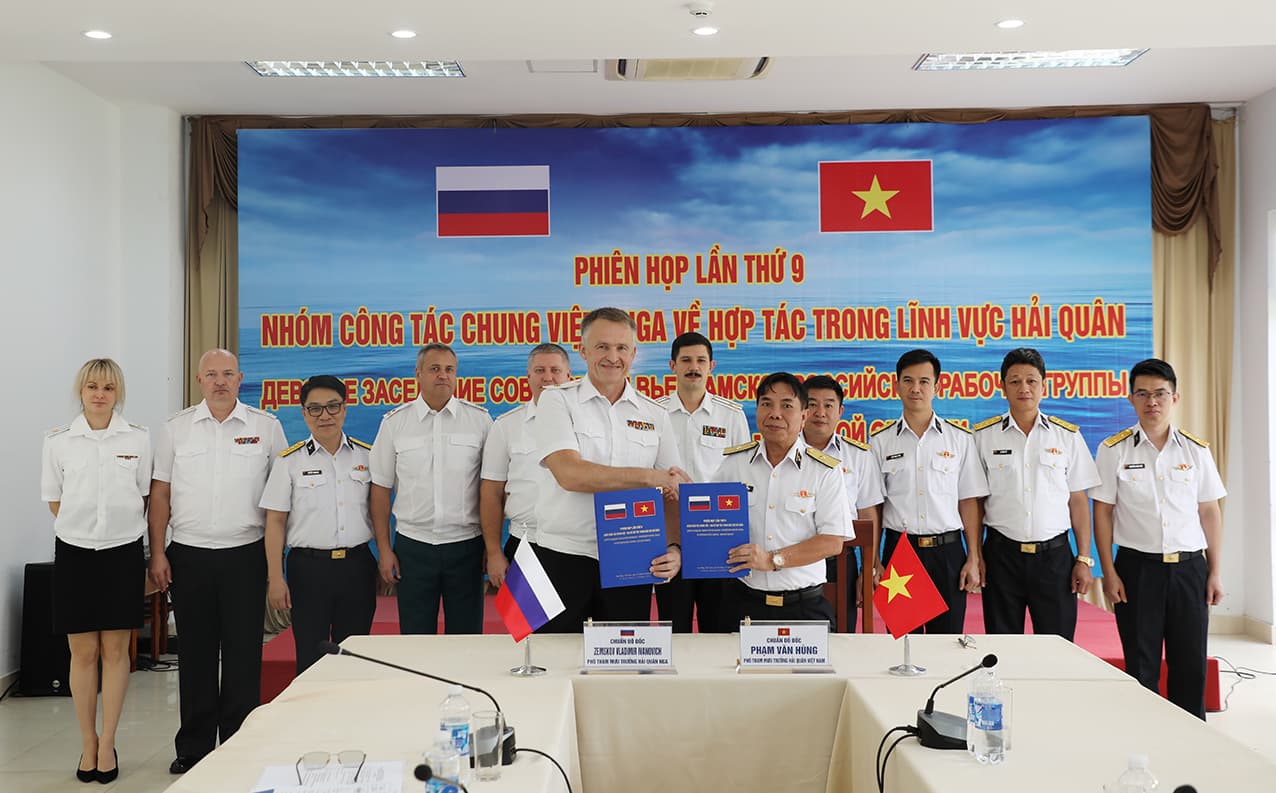 Phiên họp Nhóm công tác chung Hải quân Việt Nam - Liên bang Nga lần thứ 9