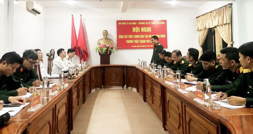 Khảo sát đánh giá chất lượng đào tạo chuyên môn kỹ thuật Hải đội dân quân thường trực
