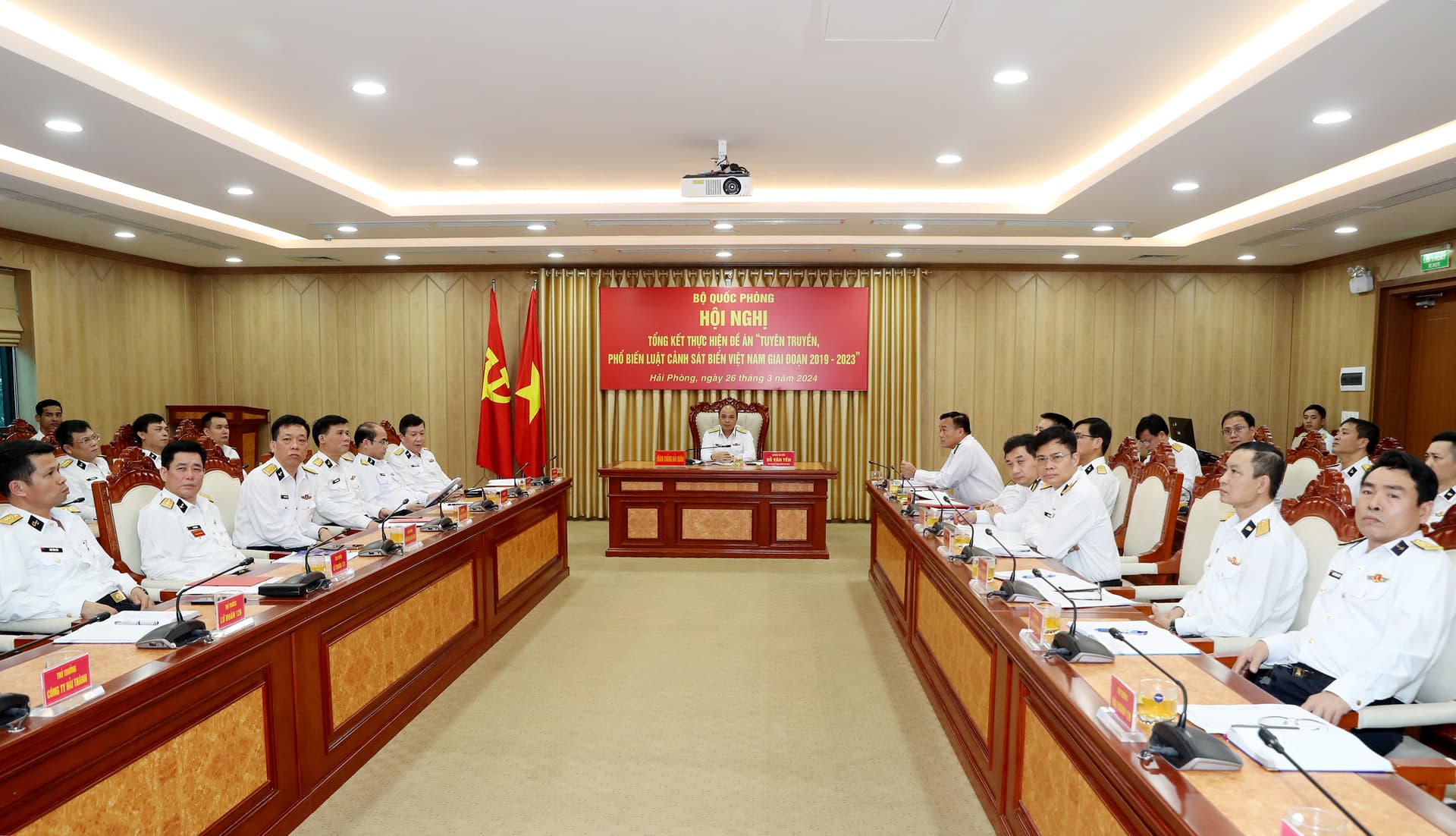 Tổng kết thực hiện Đề án “Tuyên truyền, phổ biến Luật Cảnh sát biển Việt Nam, giai đoạn 2029-2023”