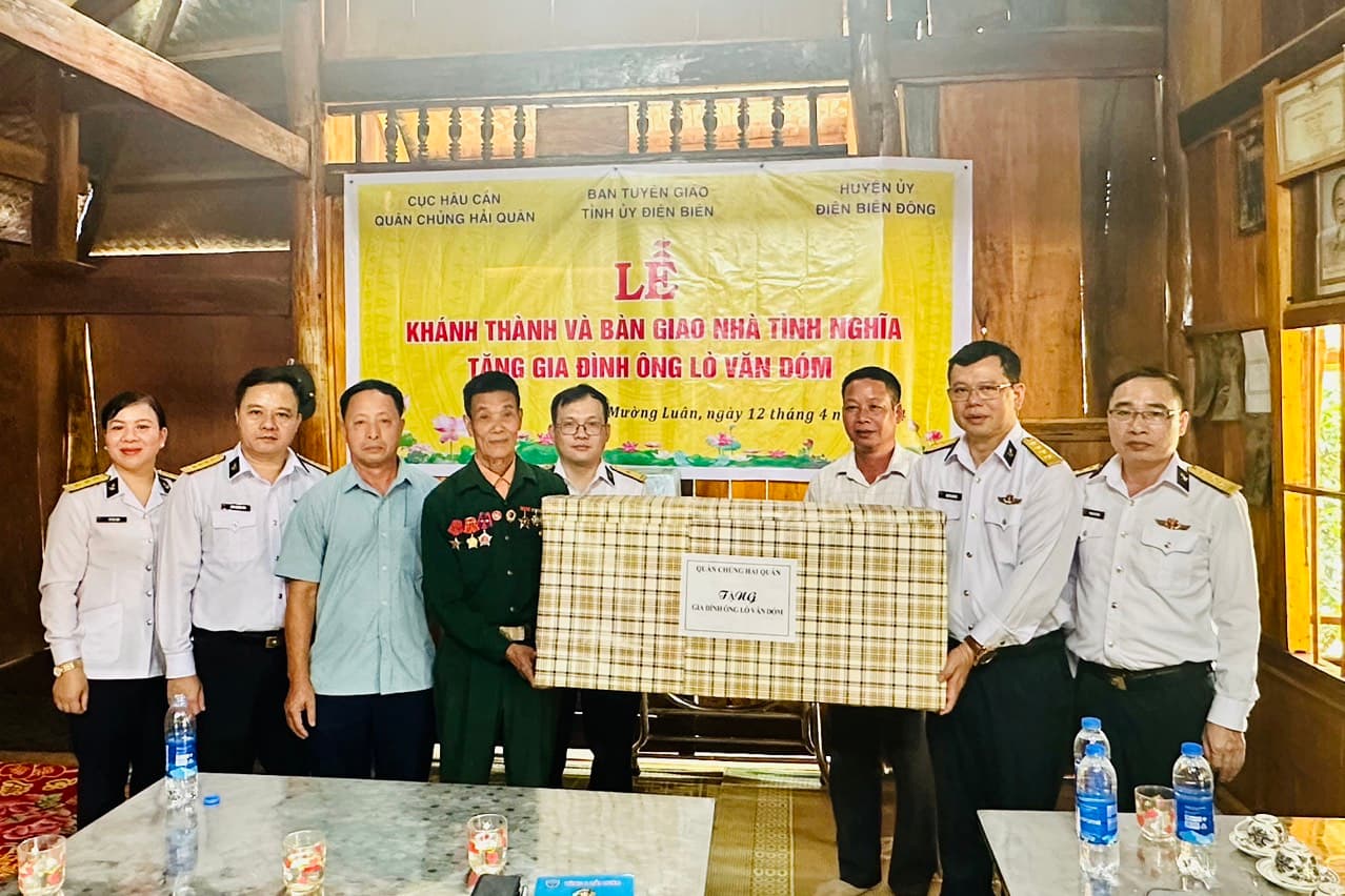 Cục Hậu cần: Khánh thành, bàn giao nhà tình nghĩa tặng gia đình có công với cách mạng