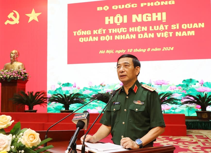 Bộ Quốc phòng tổng kết Luật Sĩ quan Quân đội nhân dân Việt Nam: