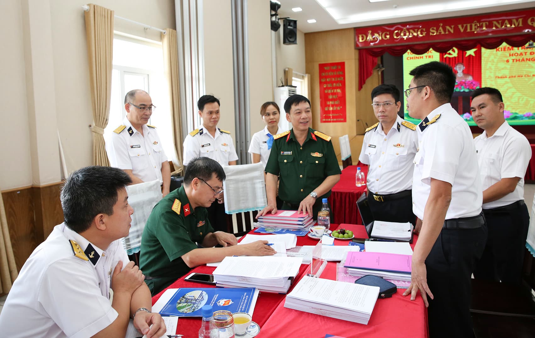 Tổng cục Chính trị kiểm tra hoạt động CTĐ, CTCT tại  Tổng công ty Tân cảng Sài Gòn