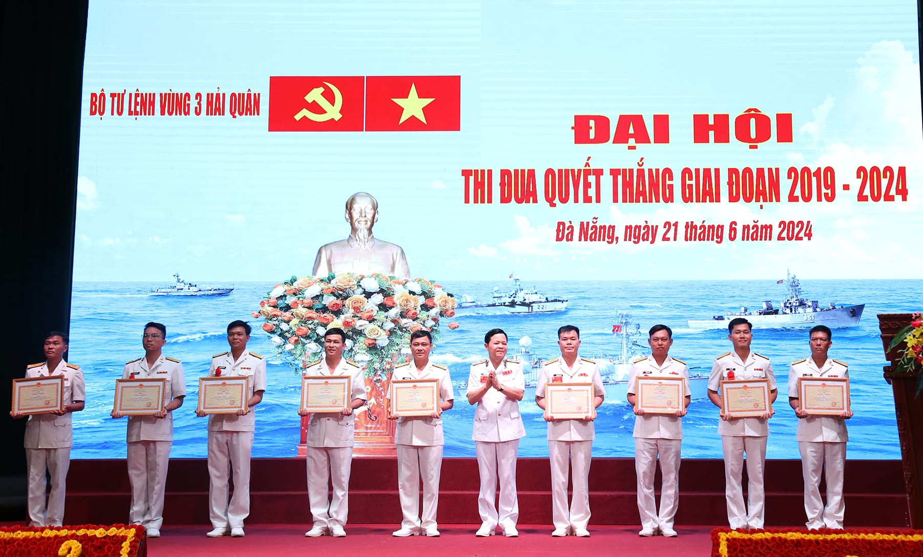 Chính ủy Hải quân dự Đại hội thi đua Quyết thắng giai đoạn 2019-2024 của Vùng 3
