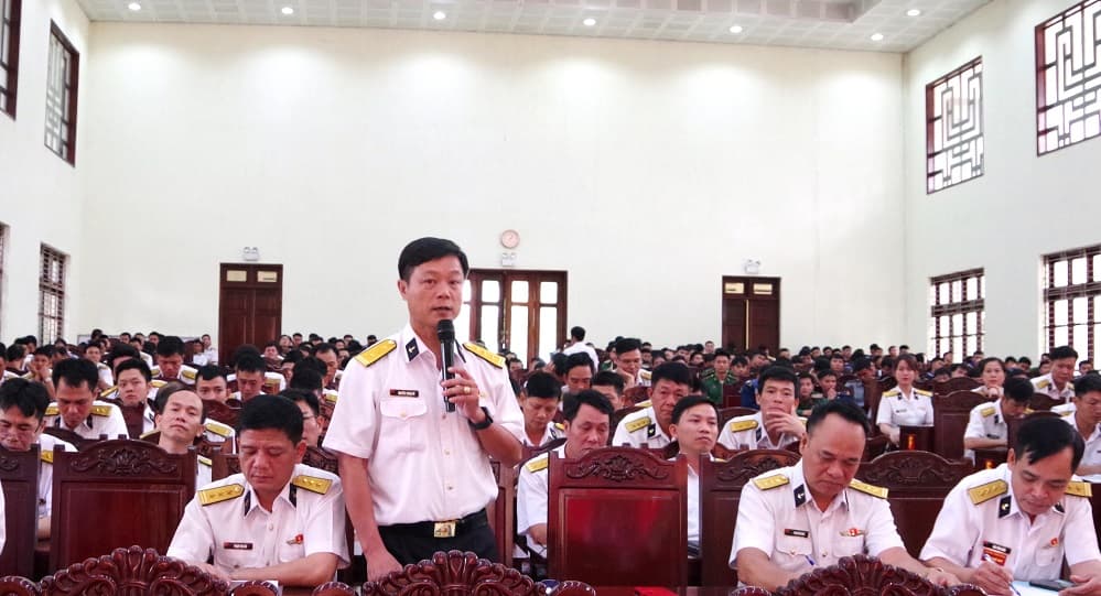 Trường Cao đẳng Kỹ thuật Hải quân đối thoại dân chủ Quý II năm 2024