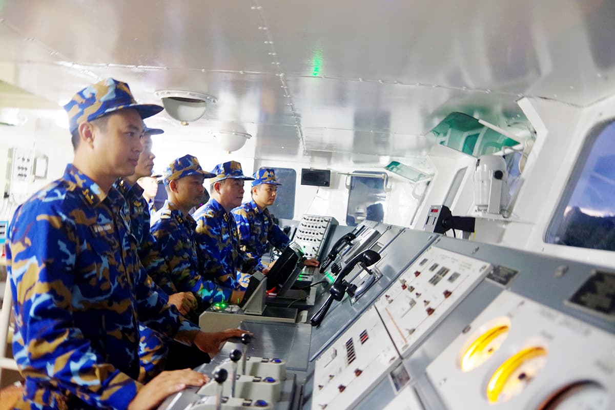 Hải quân Việt Nam và Hải quân Trung Quốc tuần tra liên hợp, luyện tập chung tìm kiếm cứu nạn lần thứ 36