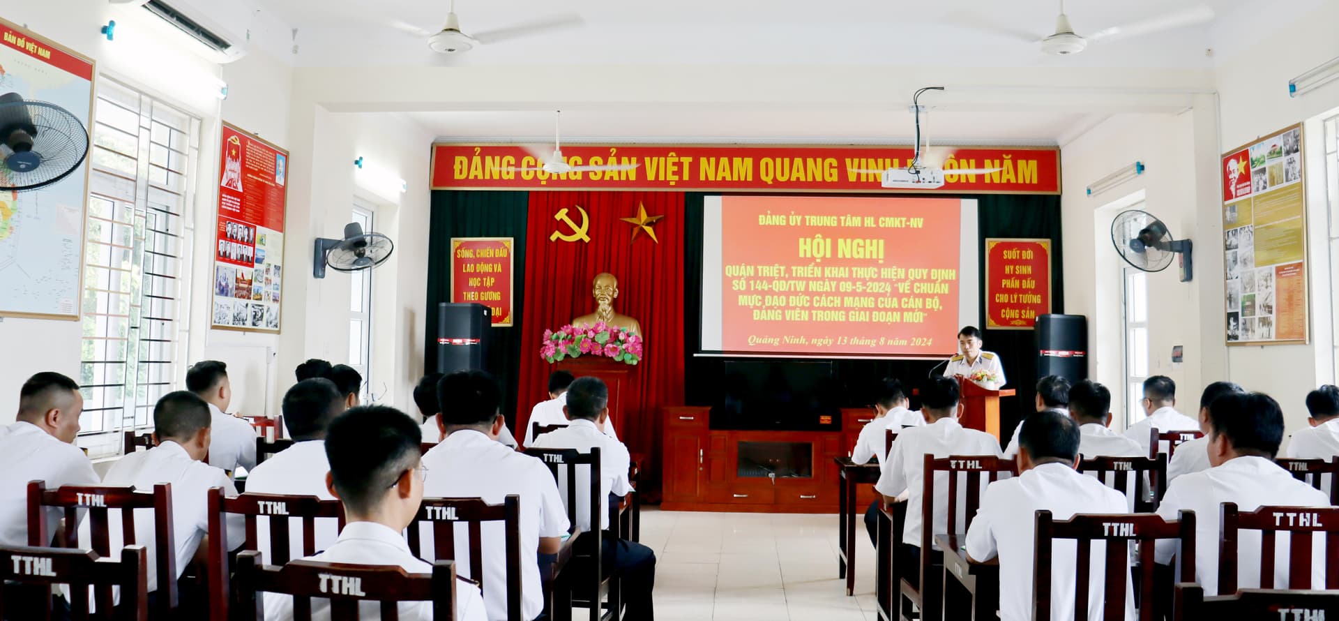 Trung tâm huấn luyện Vùng 1 quán triệt, triển khai thực hiện Quy định số 144