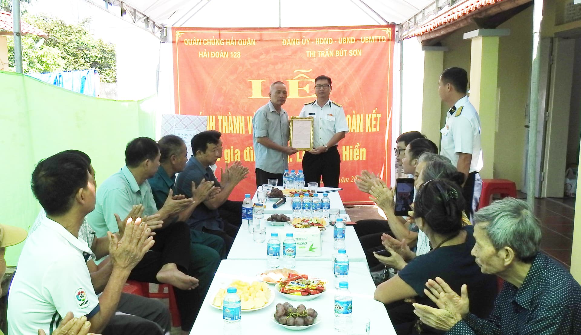 Hải đoàn 128 khánh thành và bàn giao nhà đại đoàn kết tại Thanh Hoá