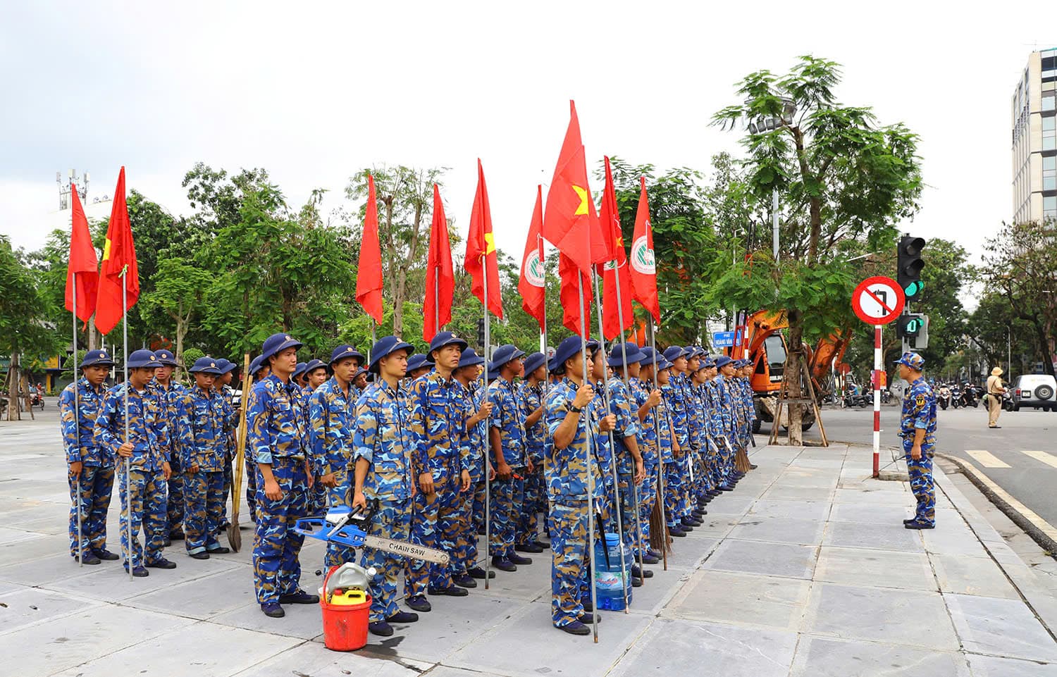Sát cánh cùng nhân dân Hải Phòng khắc phục hậu quả bão số 3