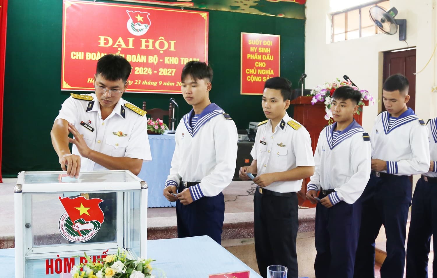 Chi đoàn Tiểu đoàn bộ-Kho trạm Tiểu đoàn 45: Đại hội nhiệm kỳ 2024-2027