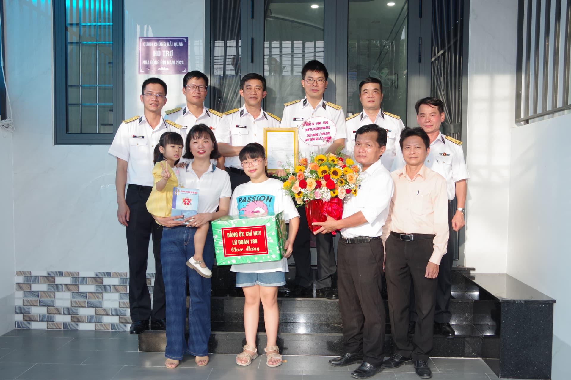 Lữ đoàn 189 khánh thành, bàn giao nhà đồng đội