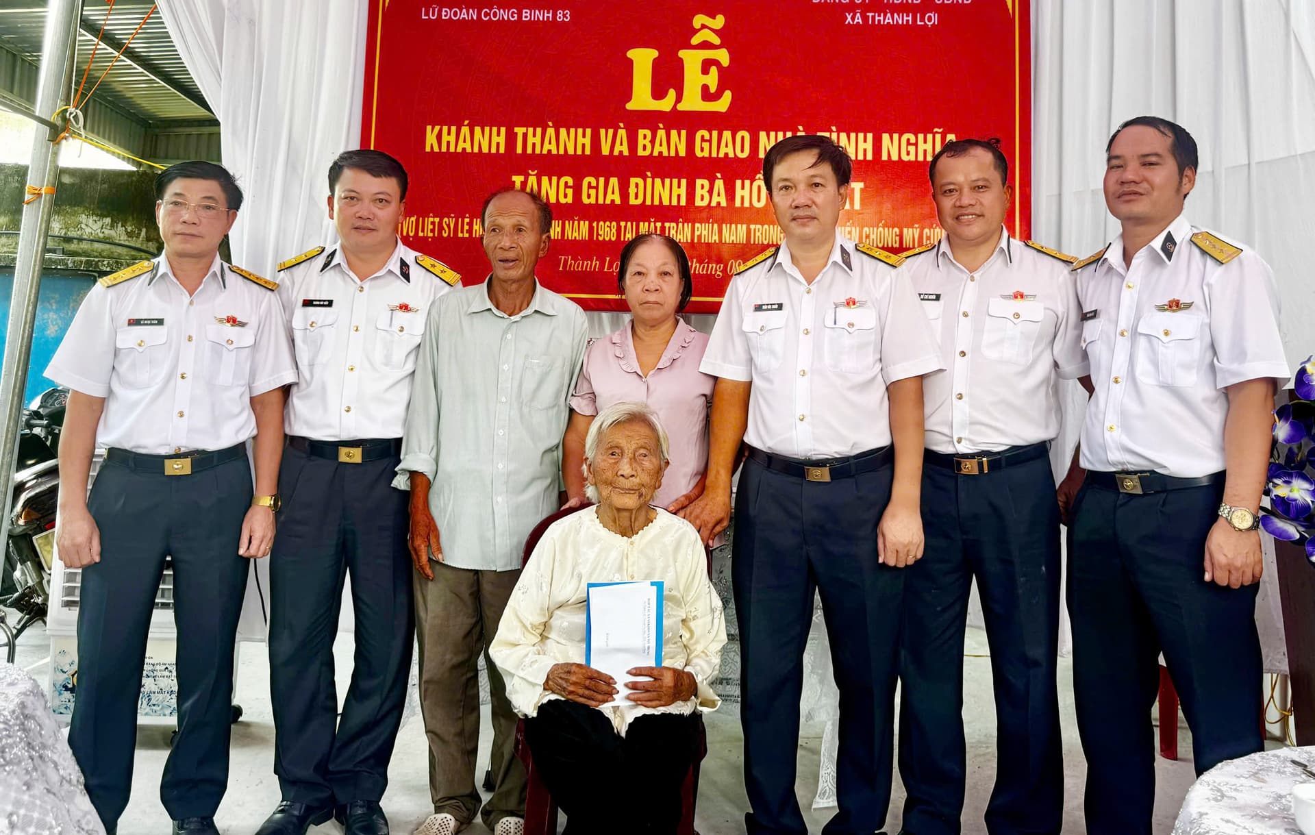 Lữ đoàn 83: Khánh thành và bàn giao nhà tình nghĩa tại Nam Định