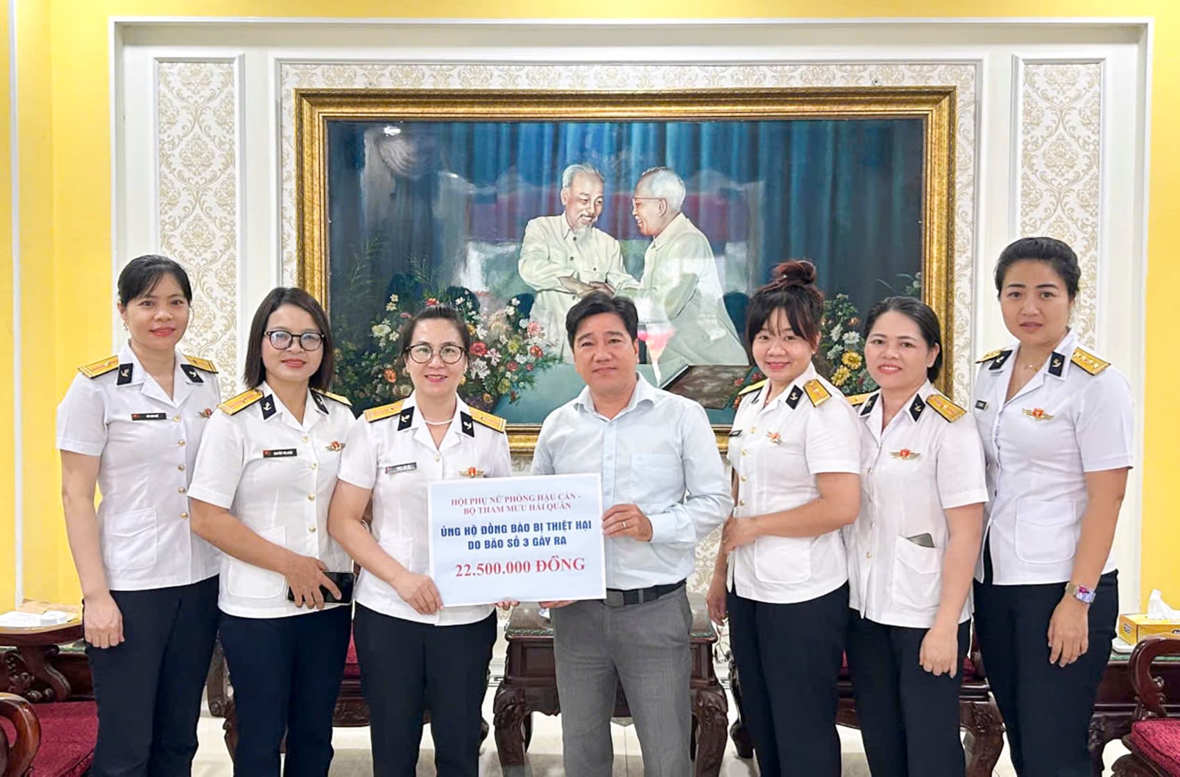 Hội phụ nữ Phòng Hậu cần: Tổ chức chương trình “Hành trình kết nối, chia sẻ yêu thương”