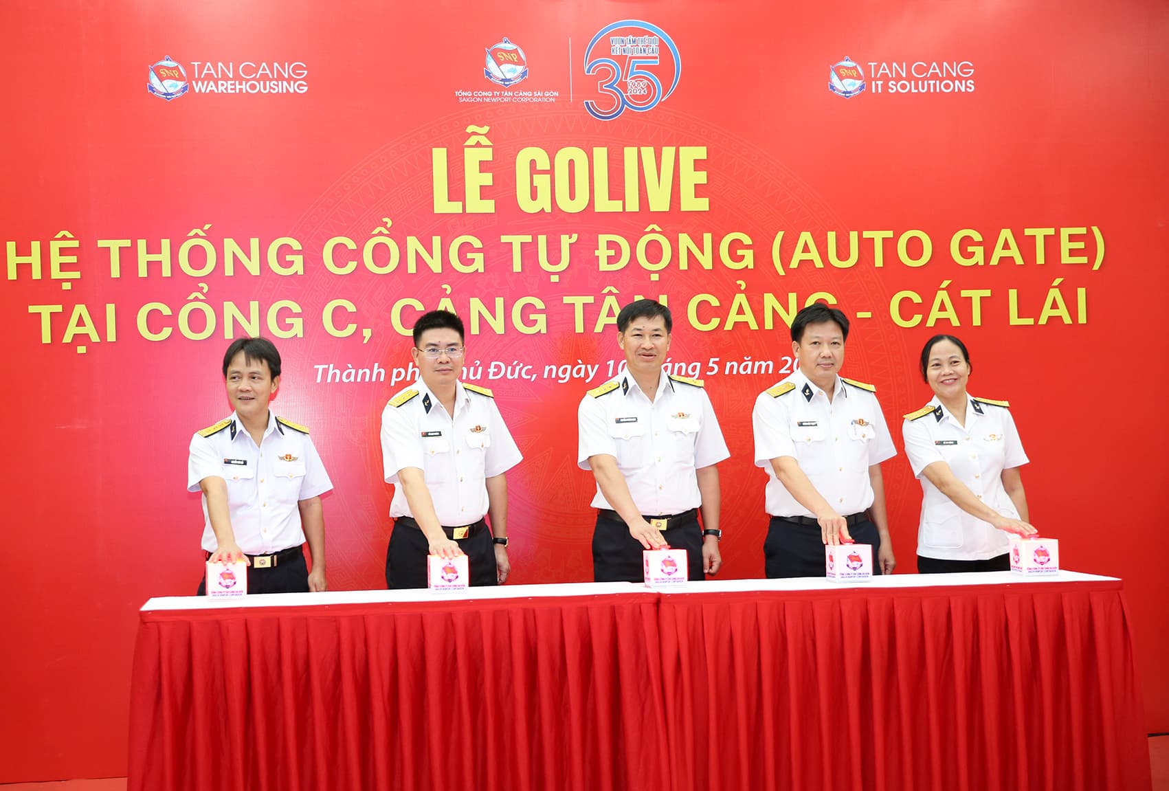 Công ty cổ phần Kho vận Tân cảng chính thức vận hành Cổng tự động