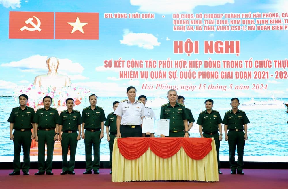 Vùng 1 sơ kết công tác phối hợp, hiệp đồng tổ chức thực hiện nhiệm vụ quân sự, quốc phòng giai đoạn 2021- 2024