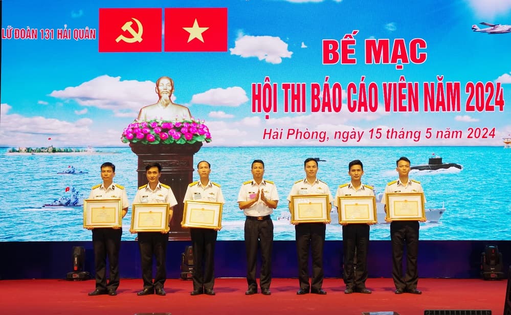 Lữ đoàn 131: Hội thi báo cáo viên năm 2024