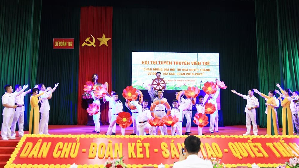 Lữ đoàn 162: Hội thi tuyên truyền viên trẻ năm 2024