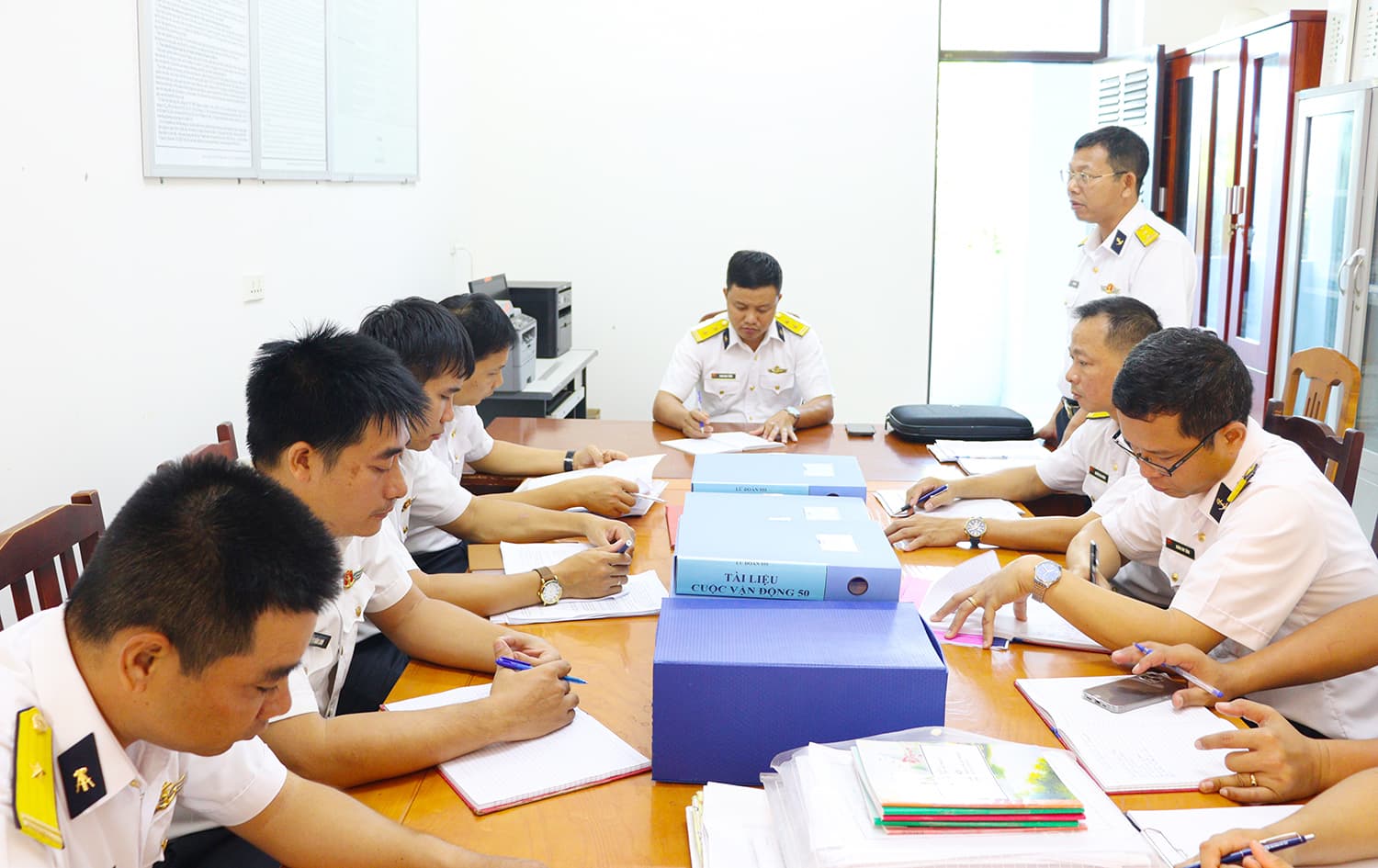 Vùng 4 kiểm tra đơn vị vững mạnh toàn diện tại Lữ đoàn 955