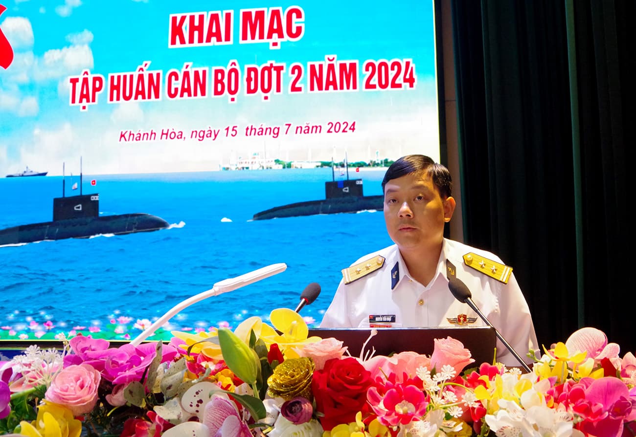 Lữ đoàn 189: Tập huấn cán bộ đợt 2 năm 2024