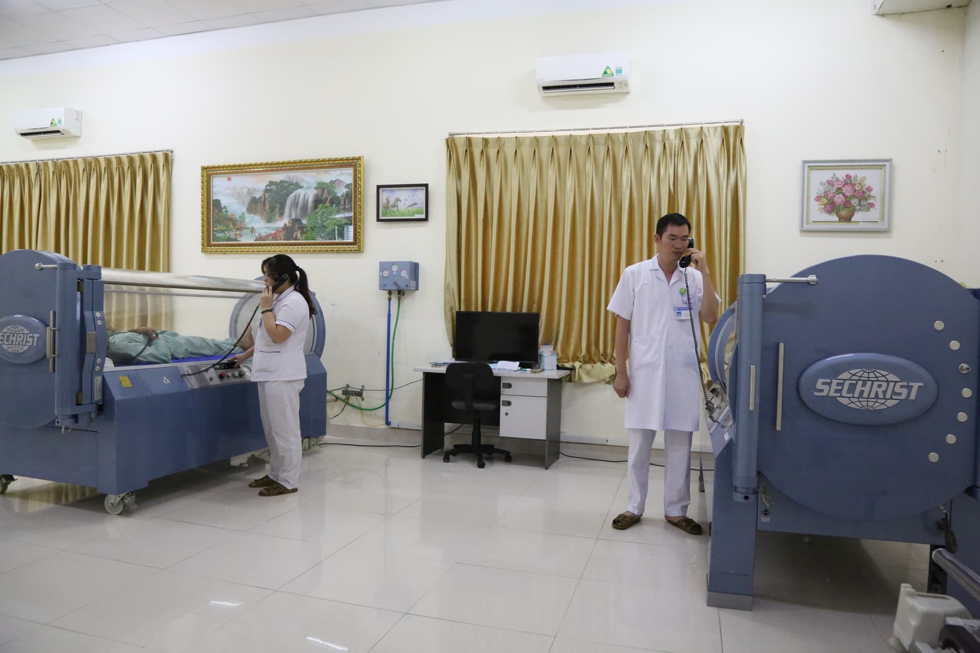 Viện Y học Hải quân: Ứng dụng hiệu quả Oxy cao áp trong điều trị cho bệnh nhân