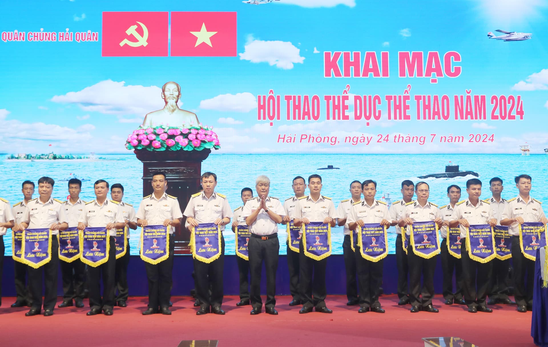 Quân chủng Hải quân: Khai mạc Hội thao thể dục thể thao năm 2024