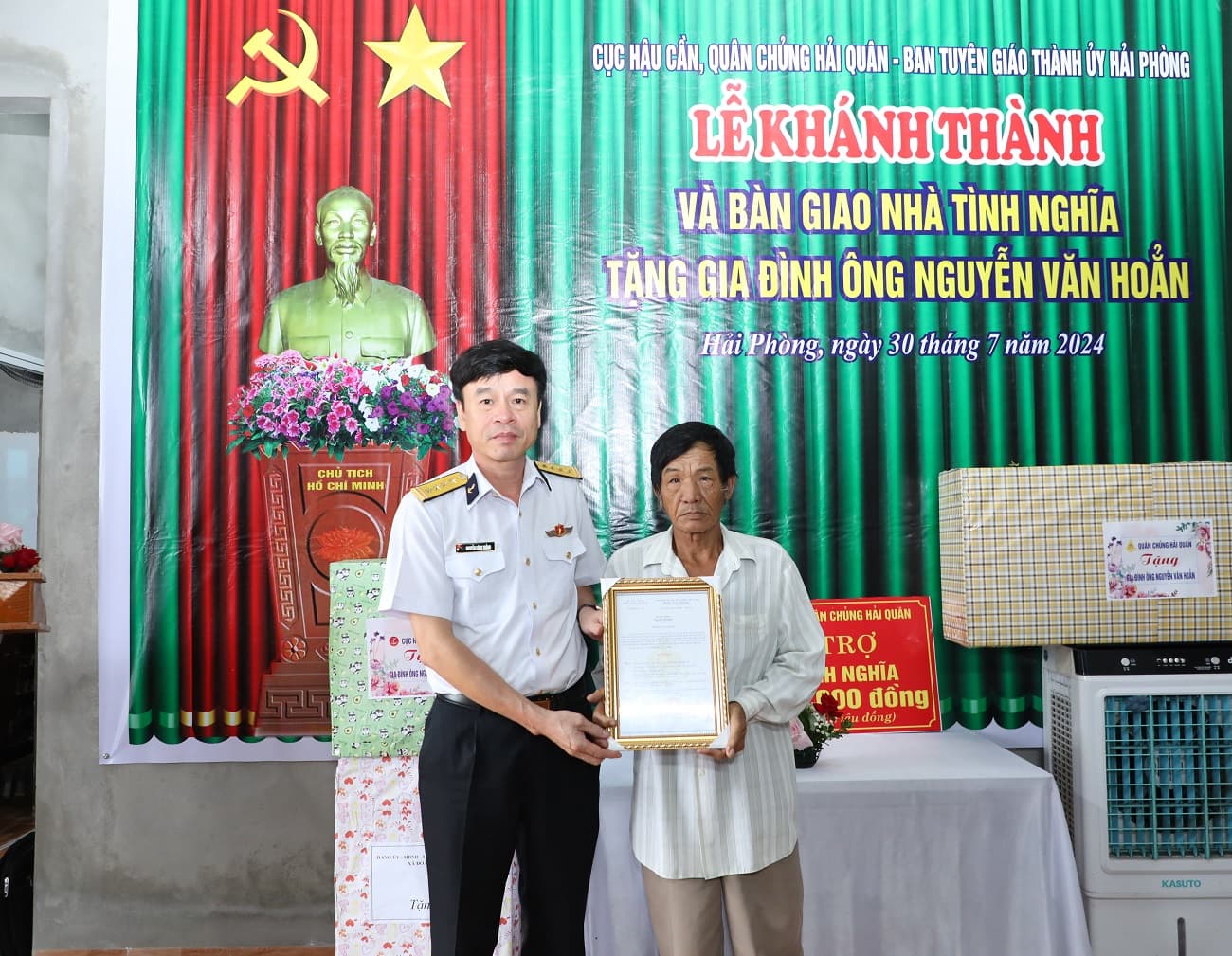 Cục Hậu cần khánh thành, bàn giao nhà tình nghĩa tặng gia đình chính sách