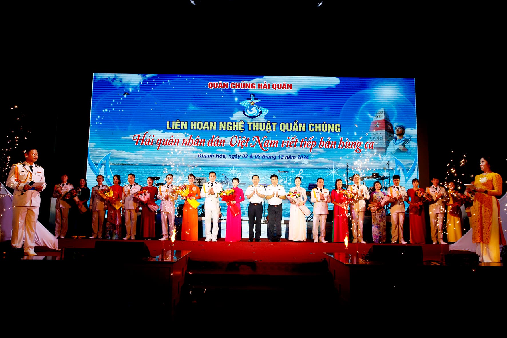 Quân chủng Hải quân khai mạc Liên hoan nghệ thuật quần chúng năm 2024 khu vực II