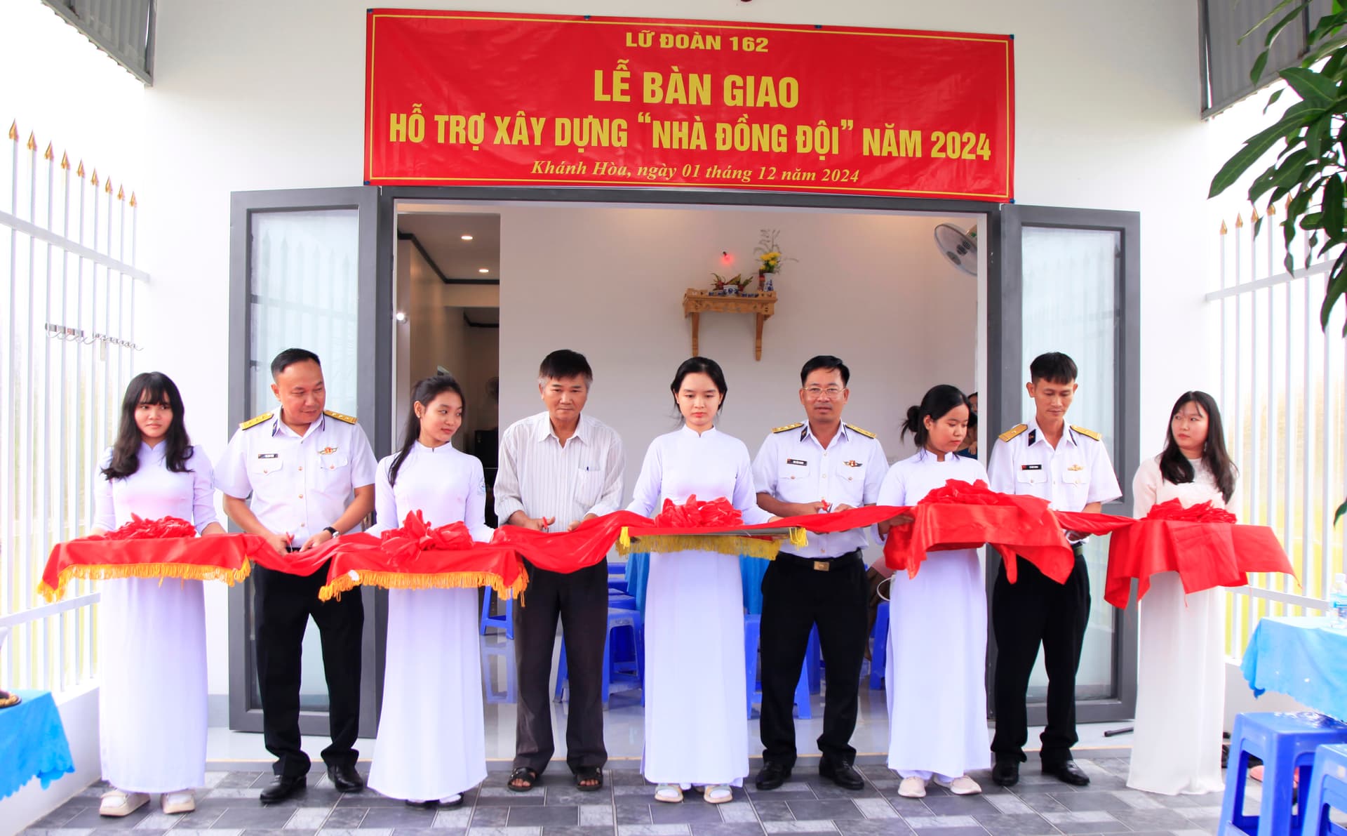 Lữ đoàn 162 khánh thành nhà đồng đội