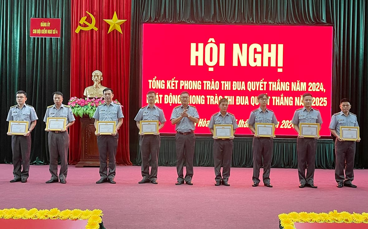 Chi đội Kiểm ngư số 4 triển khai nhiệm vụ năm 2025