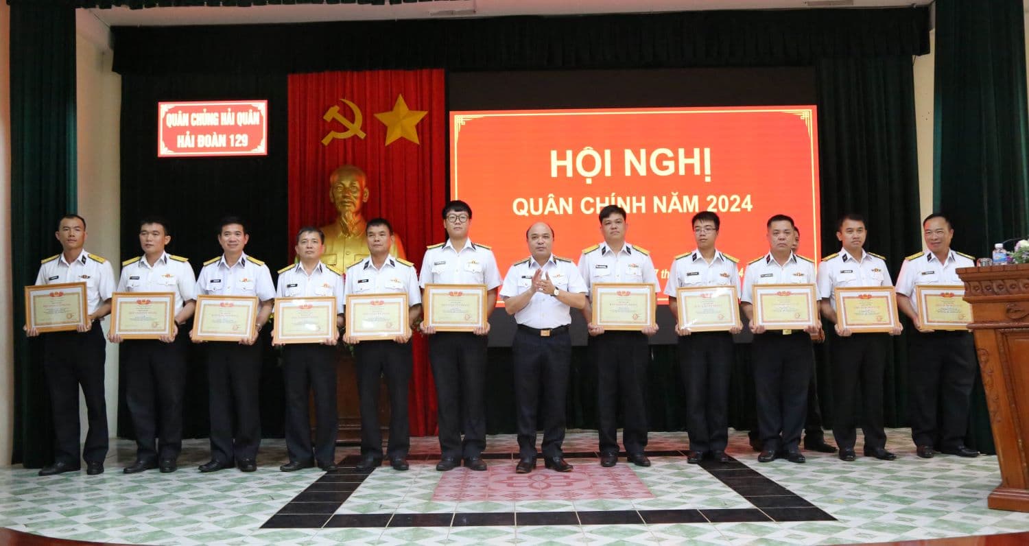 Hải đoàn 129 hoàn thành tốt nhiệm vụ năm 2024