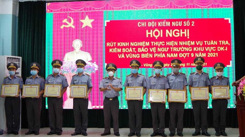 Chi đội Kiểm ngư số 2 rút kinh nghiệm công tác tuần tra, kiểm soát, bảo vệ ngư trường
