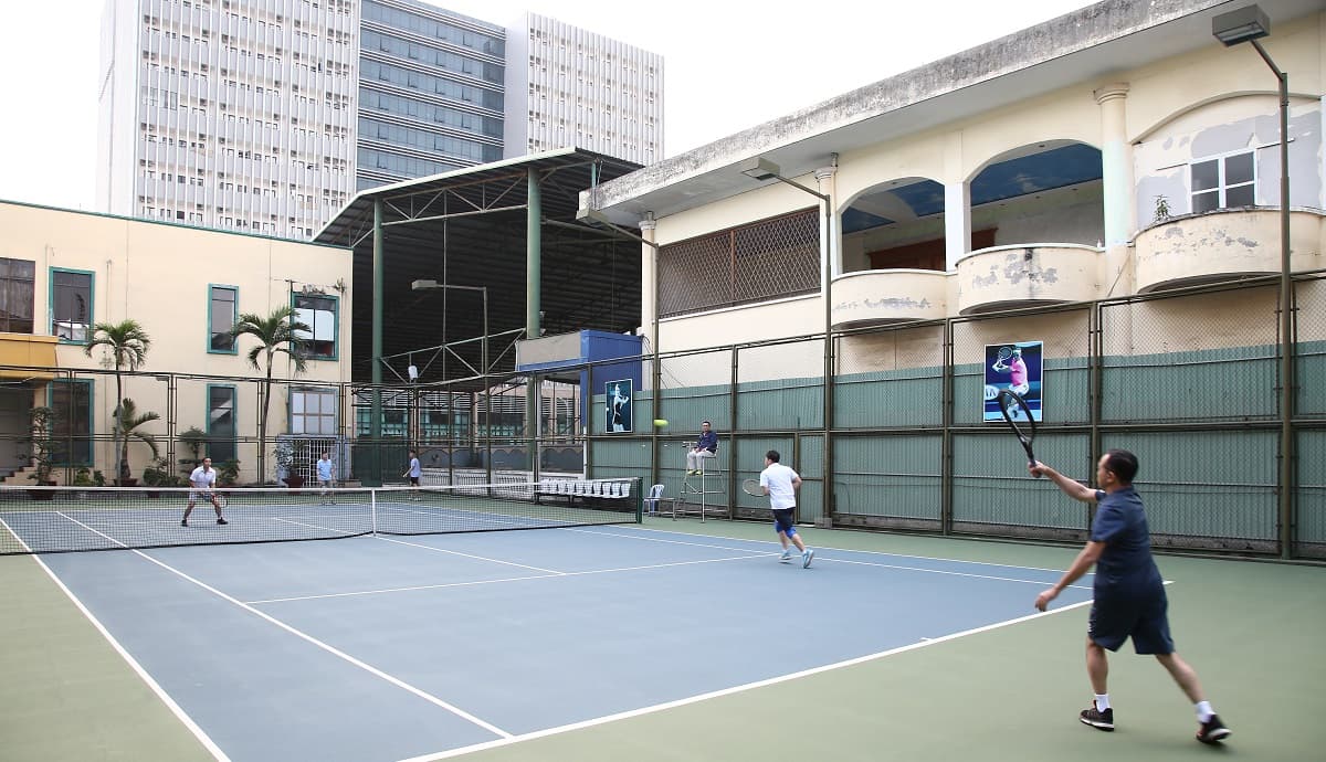 Giải giao hữu tennis hướng tới chào mừng  kỷ niệm 75 năm Ngày truyền thống Ngành công tác cán bộ quân đội
