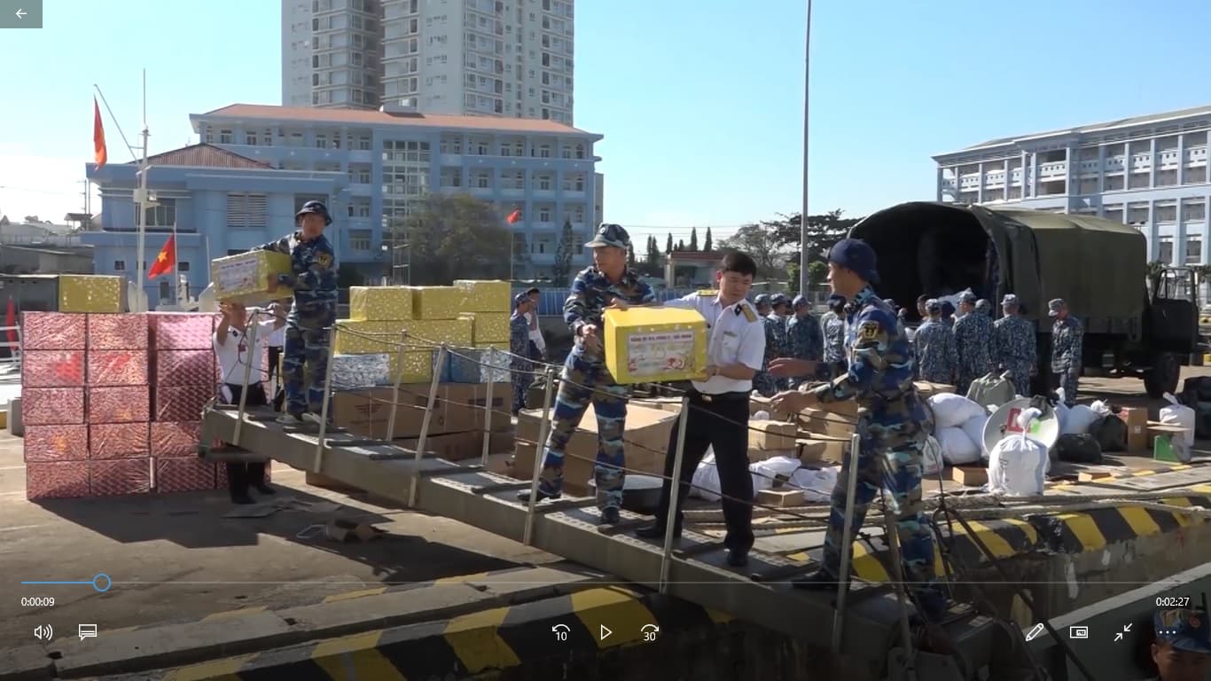 Vùng 2 Hải quân chuẩn bị chu đáo hành trình chúc tết Nhà giàn DK1