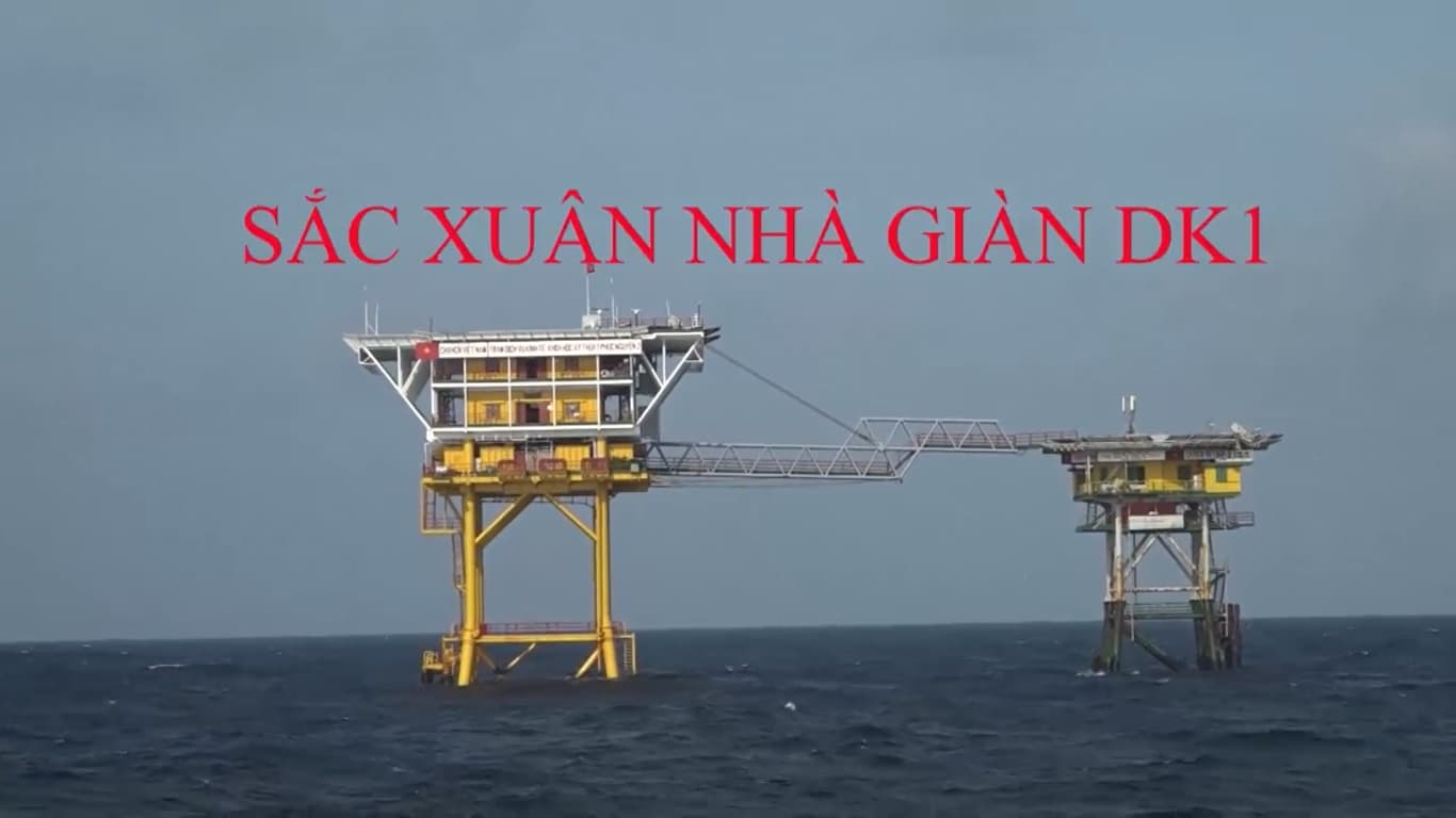 Sắc xuân Nhà giàn DK1