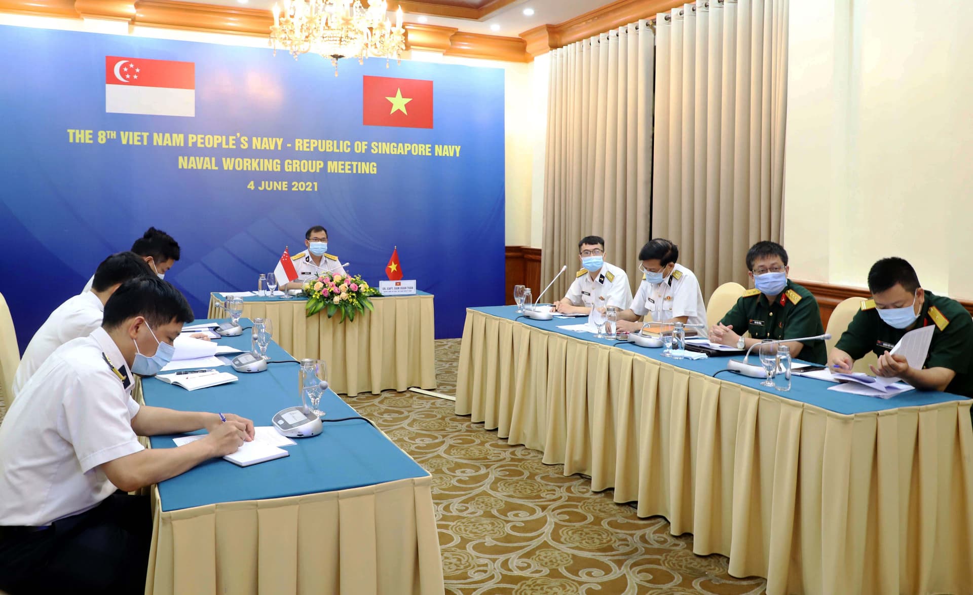 Phiên họp nhóm công tác Hải quân Việt Nam-Singapore lần thứ 8