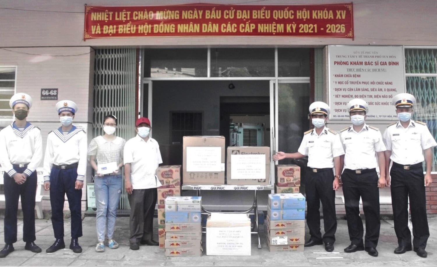 Trung tâm An điều dưỡng tàu ngầm: Tiếp tục hỗ trợ đồng bào tỉnh Phú Yên phòng, chống dịch Covid-19
