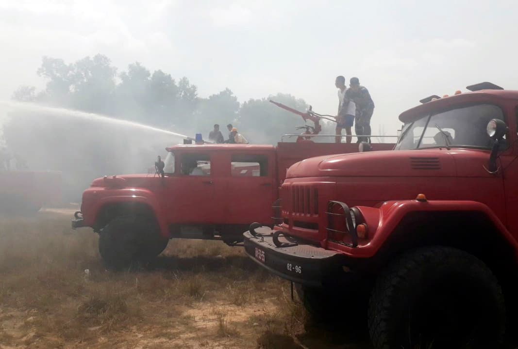 Căn cứ 696, Vùng 2 Hải quân: Luyện tập thuần thục, xử lý tốt các tình huống phòng chống cháy, nổ