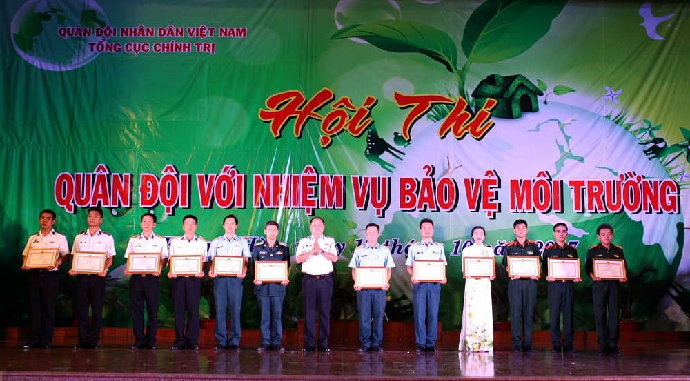 Hội thi “Quân đội với nhiệm vụ bảo vệ môi trường năm 2017”