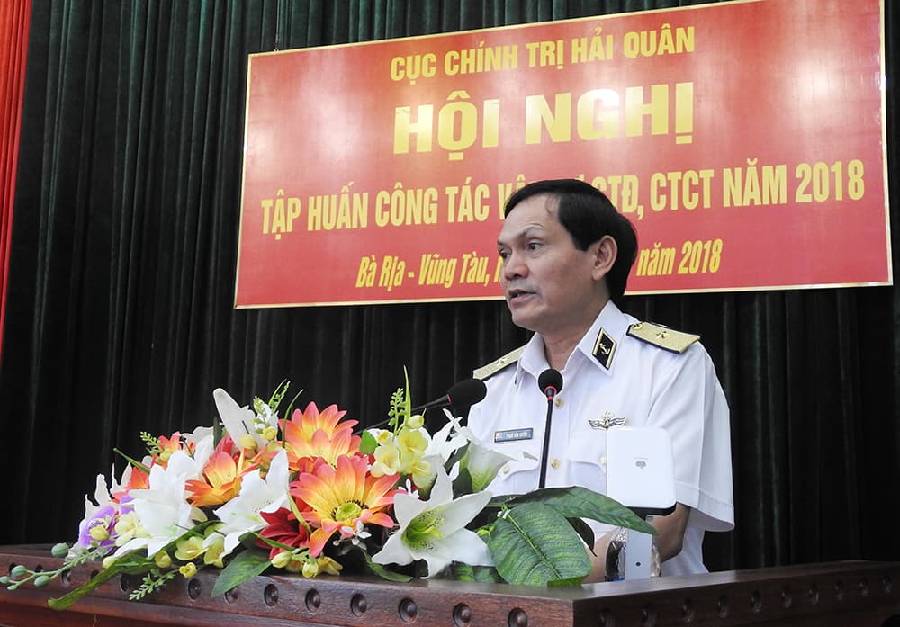 Cục Chính trị Hải quân: Tập huấn công tác Vật tư Công tác đảng, công tác chính trị