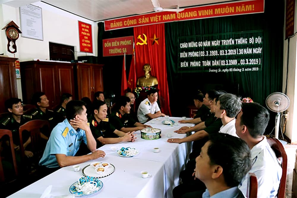 Đồn Biên phòng Trường Sa kỷ niệm Ngày truyền thống Bộ đội Biên phòng
