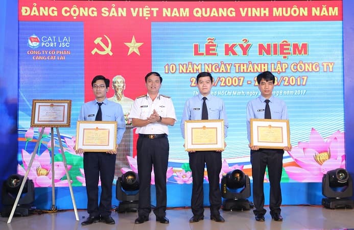 Công ty Cổ phần Cảng Cát Lái:  Tổ chức Lễ kỷ niệm 10 năm thành lập