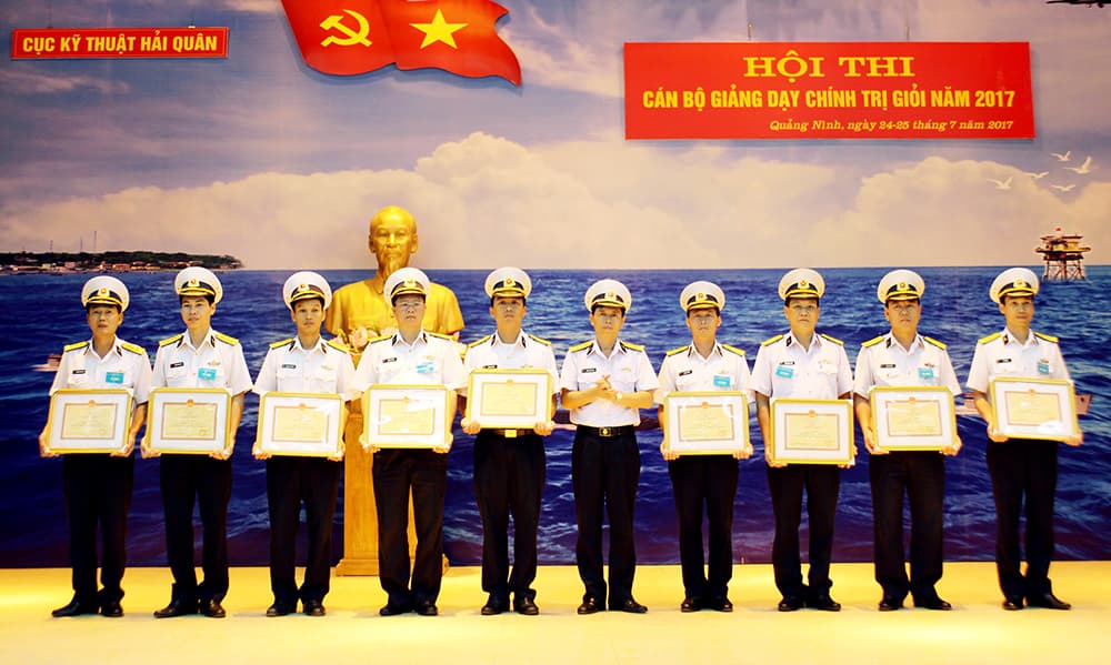 Hội thi cán bộ giảng dạy chính trị Cục Kỹ thuật Hải quân