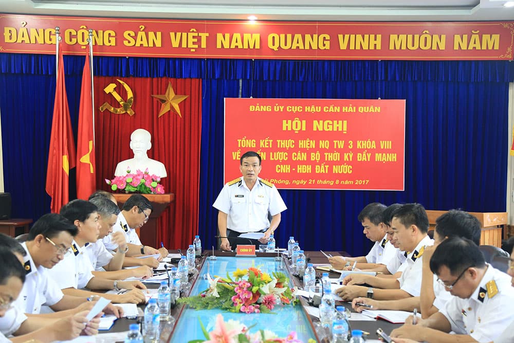 Đảng ủy Cục Hậu cần Hải quân:  5 giải pháp chủ yếu nâng cao chất lượng công tác cán bộ