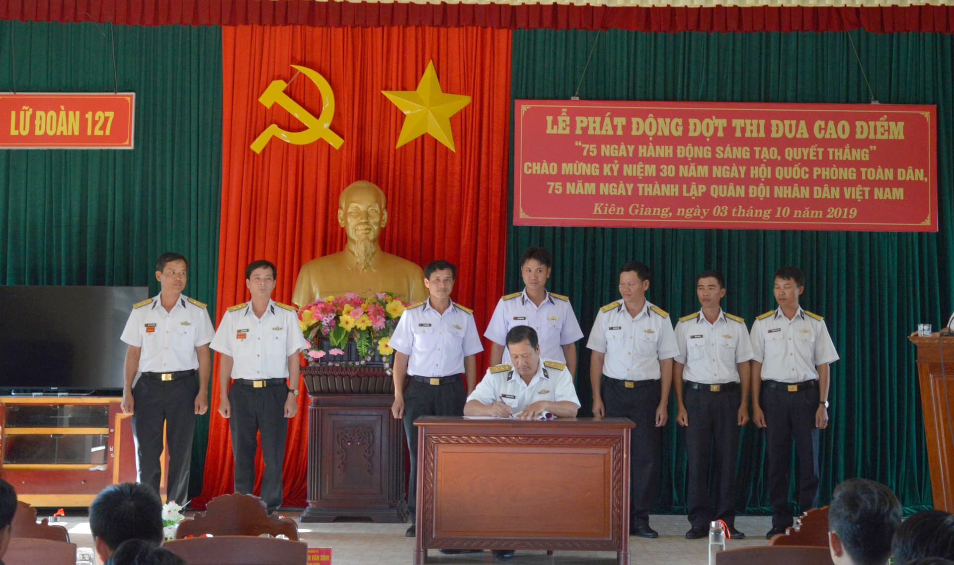 Lữ đoàn 127 phát động thi đua cao điểm “75 ngày hành động sáng tạo, quyết thắng”